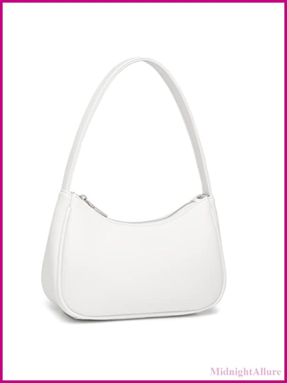 Small Y2K Shoulder Bag Mini Purse PU Leather Hobo Crossbody Clutch